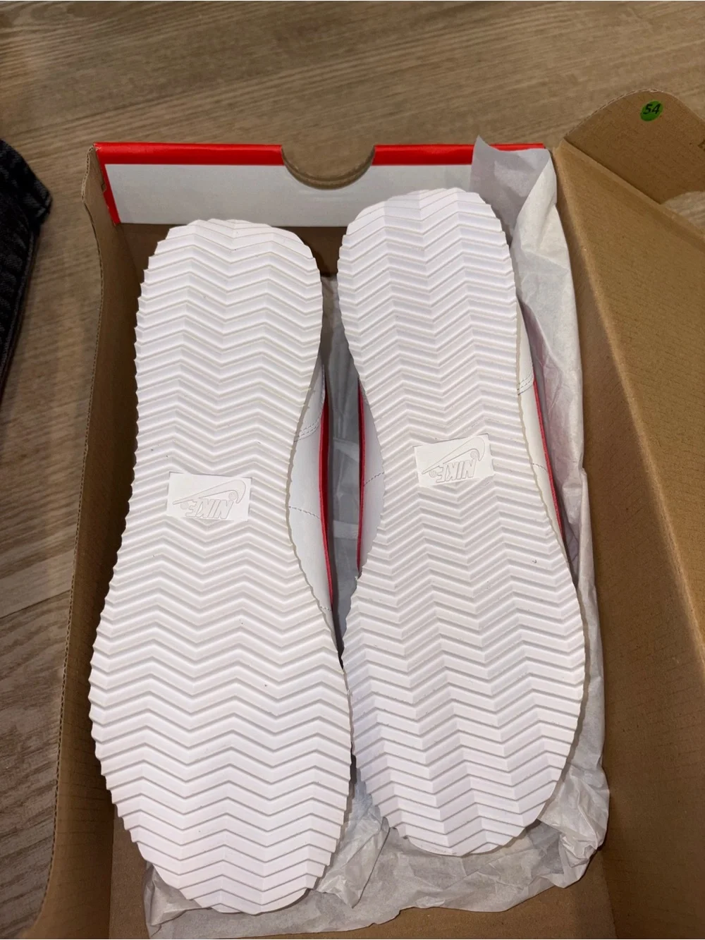 Nike Cortez White Leather Sneakers NIB W 7.5